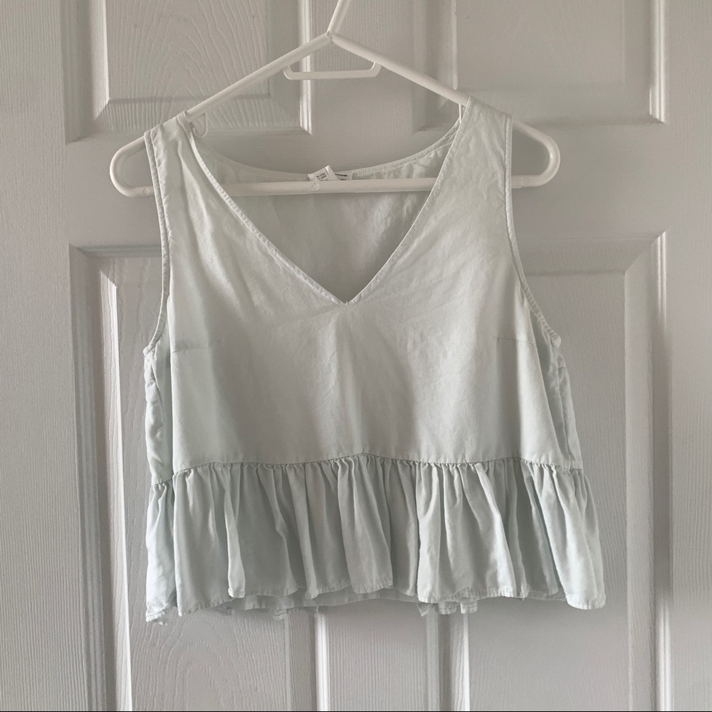 Club Monaco Ruffled top